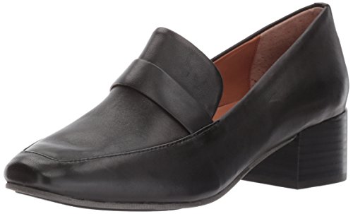 Image of Gentle Souls by Kenneth Cole Women's Eliott Menswear Block Heel Loafer- Leather Dress Pump