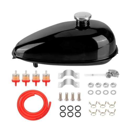Réservoir carburant moto 4L kit filtre à huile essence gaz accessoires vélo 49cc 80cc