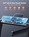 Acezoe 2 in 1 Foldable Treadmills for Home, Under Desk Treadmill with 12 HIIT Modes, Workout APPs and Touch Screen, 2.5HP Walking Treadmill for Home Office, 265lbs Capacity, Installation-Free