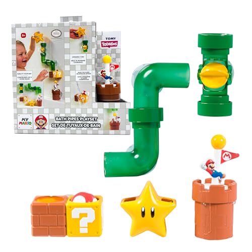 Jouet d'eau avec tuyaux connectables Super Mario Bizak ensemble interactif pour bébé