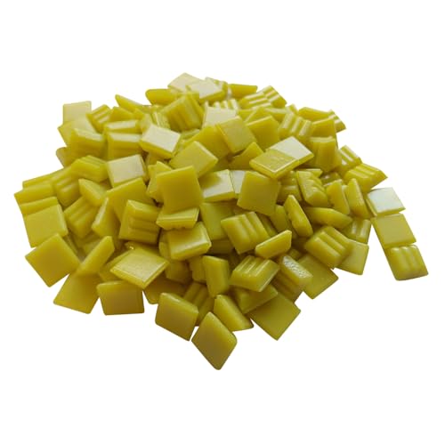 Zimasi Lot de 900 g de pierres de mosaïque en verre - 1 x 1 cm - Environ 1350 pièces - Qualité supérieure pour projets de bricolage, travaux manuels, décorations en mosaïque - Surface de pose :