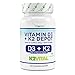 Produktbild Vitamin D3 10.000 I.E + Vitamin K2 200 mcg Menaquinon MK7 Depot - 100 Tabletten - 99,7+% All-Trans (K2VITAL® von Kappa) - Laborgeprüft - Vegetarisch - Hochdosiert - Premium Qualität