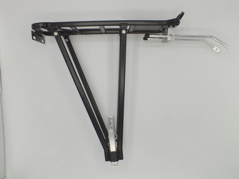 Universal Adjustable Alloy Rear Cargo Rack for Luggage Touring Road Mountain Hybrid Gravel Bikes 26 27.5 700c 29 inch with Spring Top