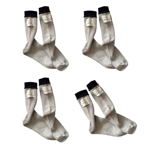 TQUXNGA Calcetines de longitud media para mujer, casuales, de algodón, para otoño, sencillos, para mujer, medias de longitud media por encima del tobillo, Gris Claro, Talla única