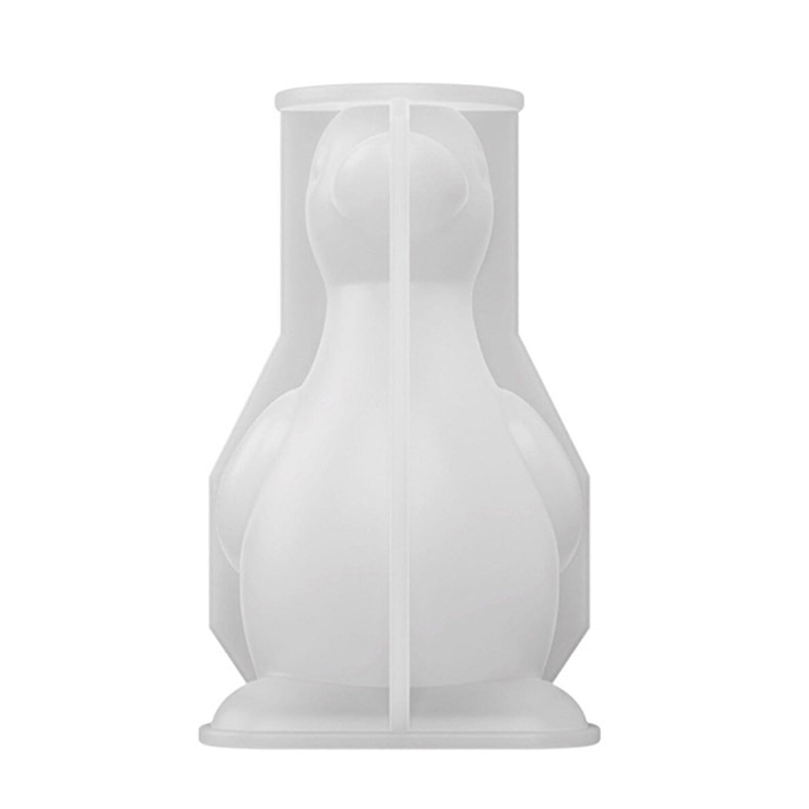 EXQIOUR Sturdy Ducks Shape Silicone for Artistic Casting Plasters Figures and Making Silicone Ducks Craft