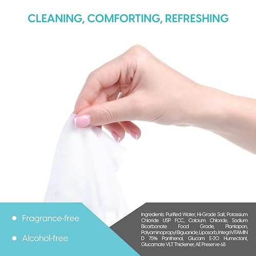 Clear C Eyelid Wipes Pre-Moistened for Dry Eyes – Rinse Free Eye Lid Cleaning Wipes – Individually Wrapped Travel Eye Wipes, 3 Boxes of 30 - Thumbnail 4