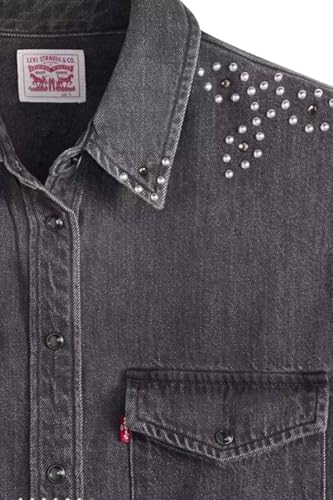 Levi's Para Mujer. 16786-0108 Camisa Western Iconic Negro (Xs), Casual, AlgodóN, Manga Larga - 5