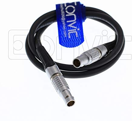Eonvic Power Cable for Steadicam 0b 3-Pin Male to 0B 2 Pin Male 12v Teradek Bolt/Arri Alexa