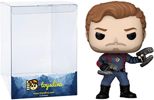 Star-Lord: P?o?p?! Vinyl Figurine Bundle with 1 Compatible 'ToysDiva' Graphic Protector (1201-67508 - B) image 4