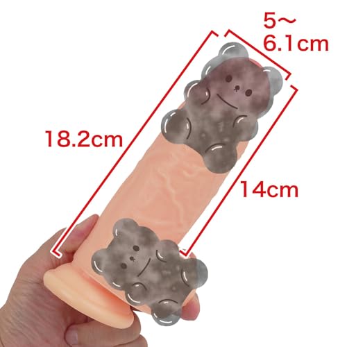 45’ACP 極太デxルド 太い 拡張 14cm 直径5cm 吸盤付 拡張 男女兼用 上級者向 リアル形状 アxル - 画像3