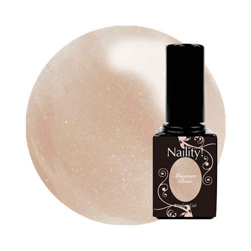 Naility! ステップレスジェル 409 シマーグロス 7g 【ネイリティー/ラメ/ソークオフ/カラージェル/ポリッシュタイプ/ハケ付きボトル/uv led 対応/国産/ジェルネイル/ネイル用品】のサムネイル