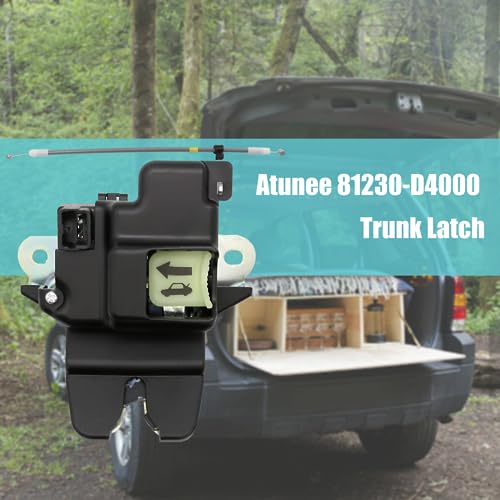 Image of 81230-D4000 Trunk Latch for Kia Optima LX EX 2016 2017 2018 2019 2020 Fit for Kia Optima Rear Back Door Hatch Latch Lock Assembly