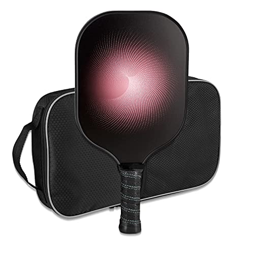 ADIMA Pickleball Paddle, Carbon Fiber Pickleball Racquet with Portable Pickleball Bag, Lightweight Pickleball Racket for Beginner, Women, Men