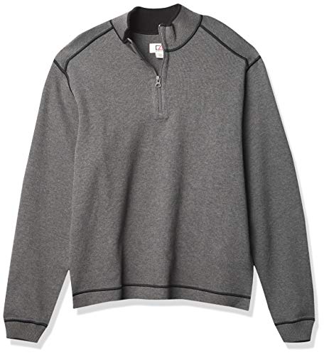 Cutter & Buck Men's Overtime Half-Zip Overknit Sweatshirt