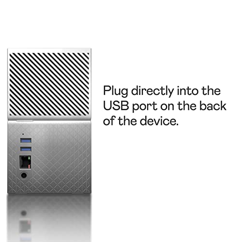Armazenamento pessoal na nuvem WD 12TB My Cloud Home Duo - WDBMUT0120JWT-NESN