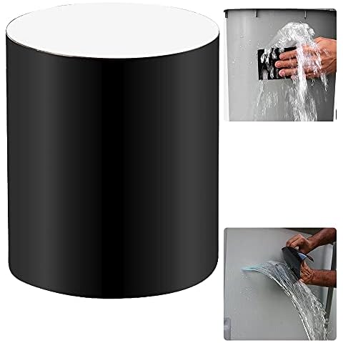 Black Duct Tape Waterproof, XiXiRan Strong Repair Sealing Insulation Tape, Self Adhesive PVC Tapes for Tent Pipe Plumbing Hose Baths Stop Leaks outdoor use(10cm*1.5m) Cover