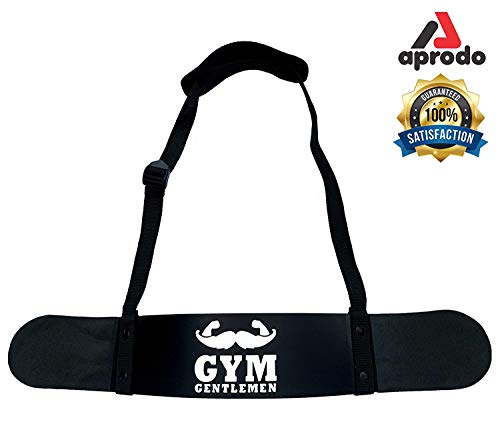 Image of Aprodo Gym Fitness Combo (Arm Blaster with Grey Weight Lifting Strap) (Gym Gentlemen & Grey WLS)