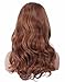 Rugelyss Vintage Long Wavy Ginger Mixed Blonde Wig with Bang Retro Big Bouffant Beehive Wigs fits 60s 70s 80s Costume or Halloween Party