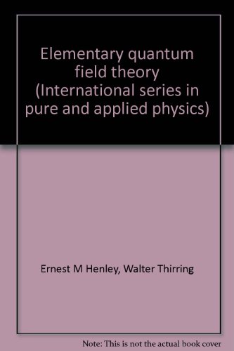Elementary quantum field theory (International ... B0006AX970 Book Cover
