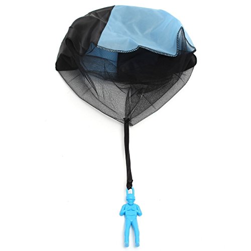 SZJJX Tangle-Free Soldier Men Base Jumpers Kids Hand Throwing Parachute Classic Operated Cloth Jump Fly Launcher Set Outdoor Play Game Toy