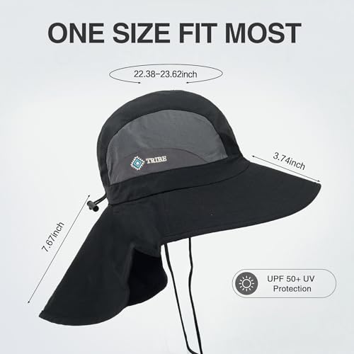 Sombrero plegable de ala ancha con protección UPF 50+ miniatura 3