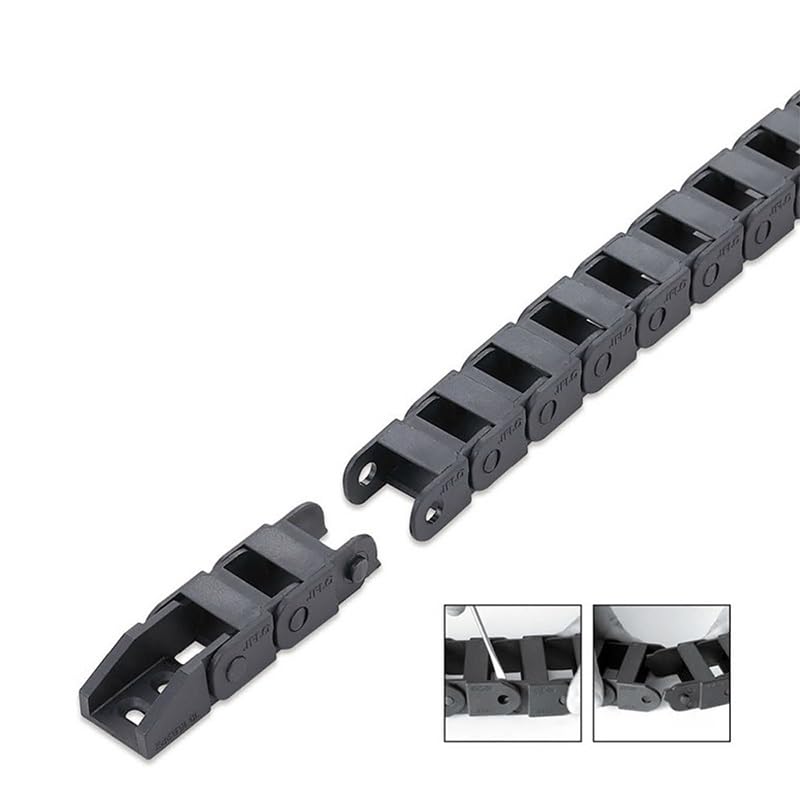 3D-Drucker-Zubehör, Schleppkette, 7 x 7 mm, 10 x 10 mm, 10 x 20 mm, geeignet for I3-Drucker, Nylon-Kunststoff-Tankkette(15mm,10x20mm)