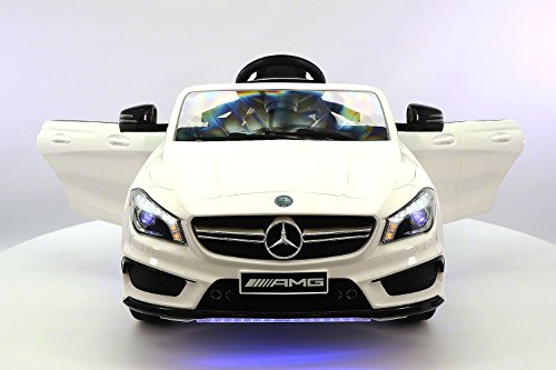 Moderno Kids Mercedes CLA45 Children Ride-On Car with R/C Parental Remote 12V Battery