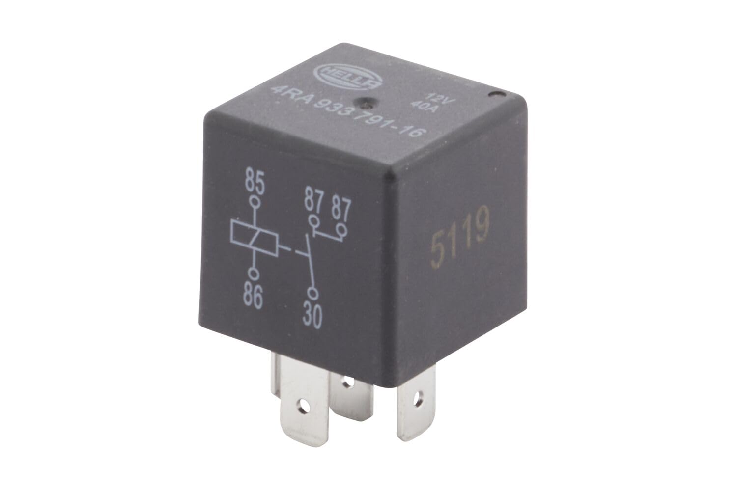HELLA 4RA 933 791-161 Relais, Arbeitsstrom - 12V - 5-polig - Schließer