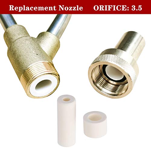 Selkie Pressure Washer Sandblasting Kit - Wet Abrasive Sandblaster Attachment, With Replacement Nozzle Tips,Protect Glasses, 1/4 Inch Quick Disconnect, 5000 Psi #TOP3