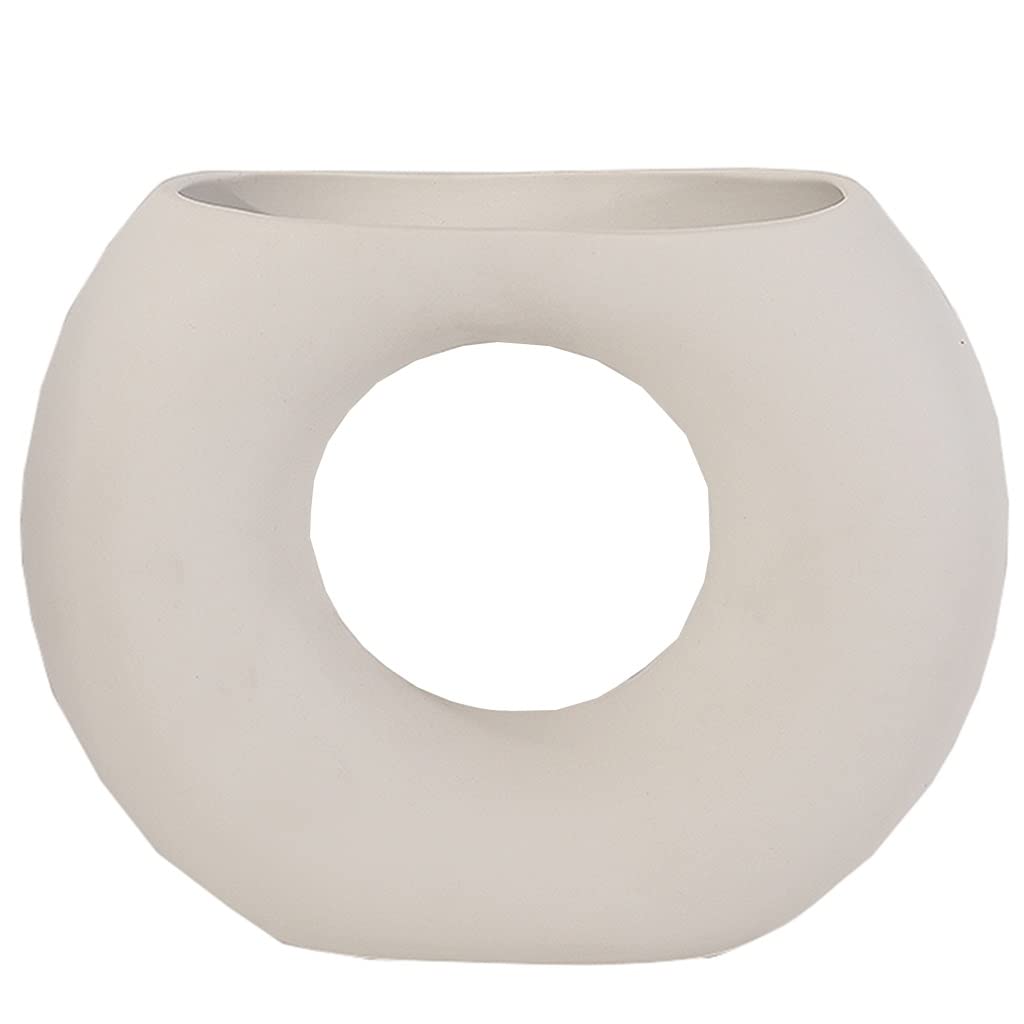 Ceramic vase， Matte Irregular Decorative Vase