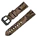Produktbild WNFYES 20mm 22mm 24mm 26mm Uhrenarmband Gummi bedrucktes Uhrband Armband Zubehör Watch Band Silikon (Band Color : Brown B, Band Width : 26mm)