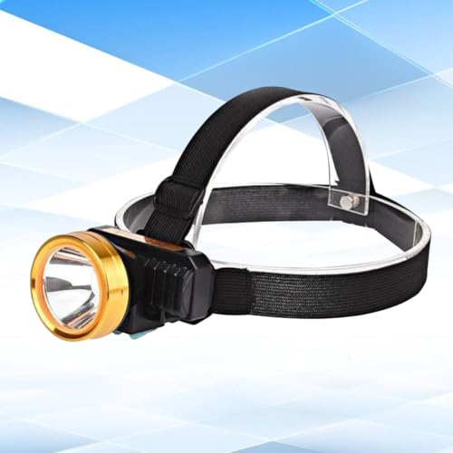 Linterna frontal regulable LALAFINA con batería recargable y chasis de ABS 6