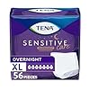 TENA Sensitive Care Overnight Incontinence Underwear for Women, Adult diapers, X-Large (Waist Sizes 39in52in), Better Fit, 56 Count (4 packs of 14)