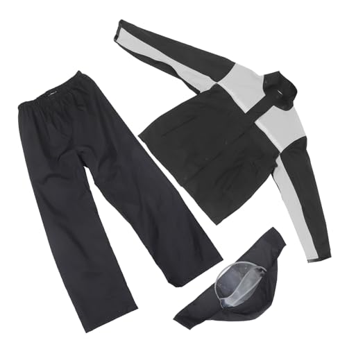ABOOFAN Ropa Para Motociclista Traje De Lluvia Para Hombre Chaqueta De Lluvia Para Moto Pantalones De Para Exteriores Protección Contra Intensa