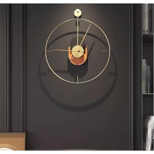 Horloge murale XJBTBA créative et atmosphérique pour décoration maison