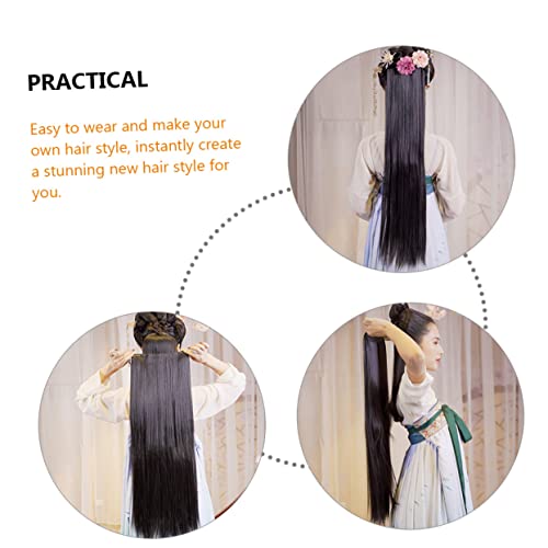 FRCOLOR 5Pcs Extensão De Cabelo Peruca Clipe Em Extensões De Cabelo Fácil De Usar Extensões De Cabel