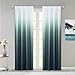 Dainty Home Shades 2-Window Panel Rod Pocket Set, 40 by 84-Inch, Blue
