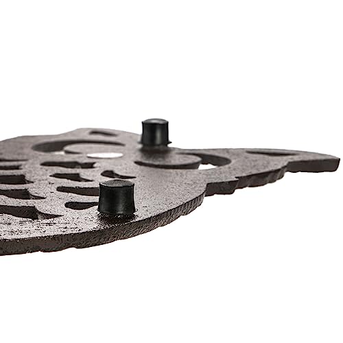 Hedume H-OWLTRIVETS-2PC 2 Pcs Cast Iron Owl Trivets thumb #2