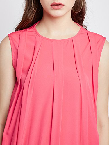 Image of RARE Burgundy Georgette Blouson Top (EP1310)