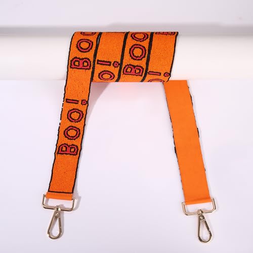 Image of NLCAC Beaded Purse Strap Replacement Crossbody Bag Strap Mardi Gras Valentines Day Holiday Crossbody Strap for Bags