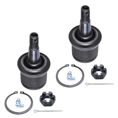 Image of Detroit Axle - 4WD Front End Suspension Kit for 2000-2004 Dodge Dakota, 2000-2003 Dodge Durango, 2 Upper Control Arms Ball Joints, 2 Lower Ball Joints, 4 Tie Rods, 2 Boots Replacement - 10pc Set