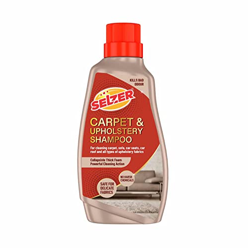 Image of Selzer Carpet and Upholstery Shampoo for Cleaning Carpets, Car Interiors And Sofa - 250 ml (Pack of 1)