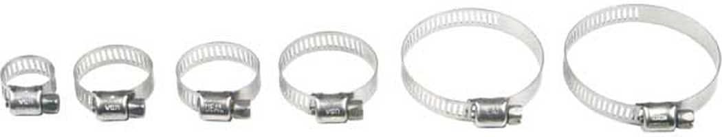Helix Racing Hose Clamps 13-32MM 10 PC Stainless Steel