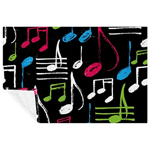 Couverture chaude notes de musique pour frissonner de plaisir au chaud - 2