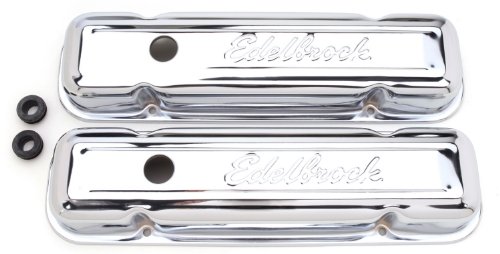 Edelbrock 4456 Signature Series Chrome Valve Covers - Set Of 2 #TOP3