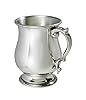 Half Pint Standard Georgian Pewter Tankard – Classic British Beer Mug with Elegant Georgian Style – for Birthday, Wedding, or Father’s Day – Engraving Available #1