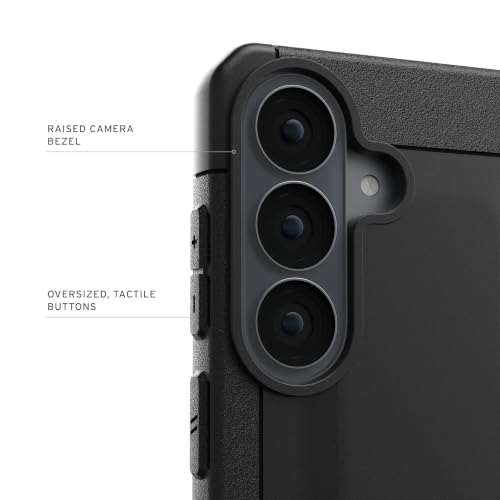 Image of Urban Armor Gear UAG for Galaxy S26 FE 5G Case, Scout - Transparent Rugged Military Drop Tested Protective Cover - Black