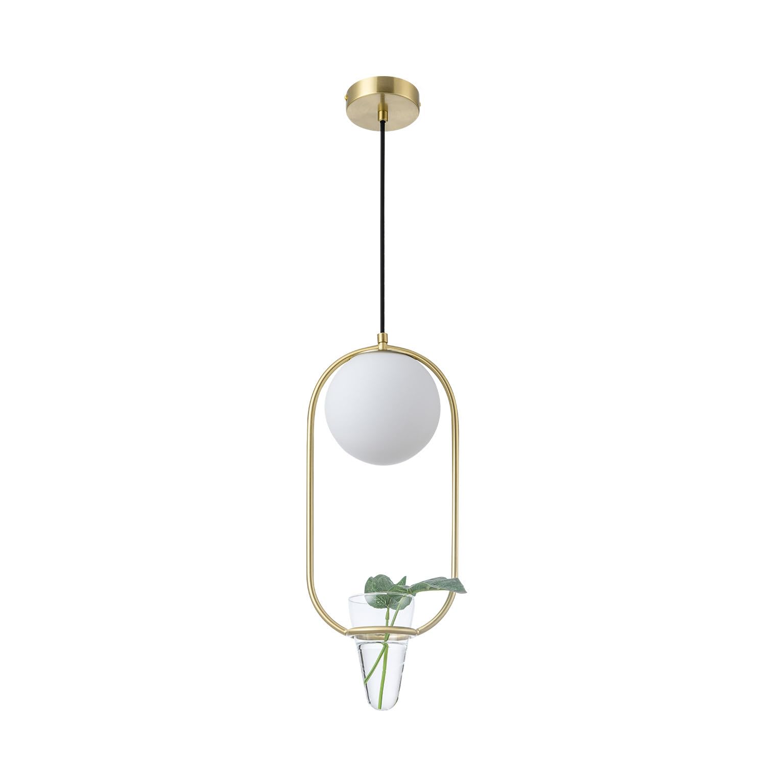 LEDKIA Pendelleuchte 'Moonlight Puncak' – Gold, Kristall & Metall, Für E27 Birnen, Bis 40W, 120 Cm Hoch