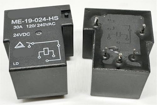 Relé T90-1A-5P-24V-30A ME-19-024-HS de 5 pines para automoción y control de energía industrial