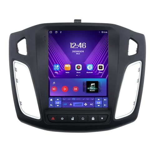 AWESAFE - AWESAFE Autoradio Android 13 pour Ford Focus MK3 (2012-2017), 9.7" IPS Écran Tactile, 4G+WiFi, CarPlay & Android Auto, 4Go RAM + 64Go ROM, Bluetooth, GPS, FM/AM, DSP